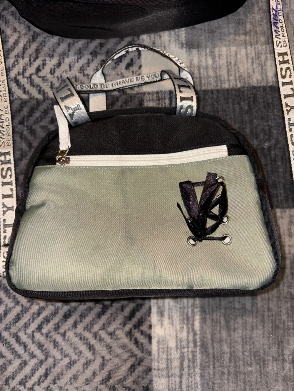 Kids Backpack and Matching Lunchbox Bag in Sage Green by